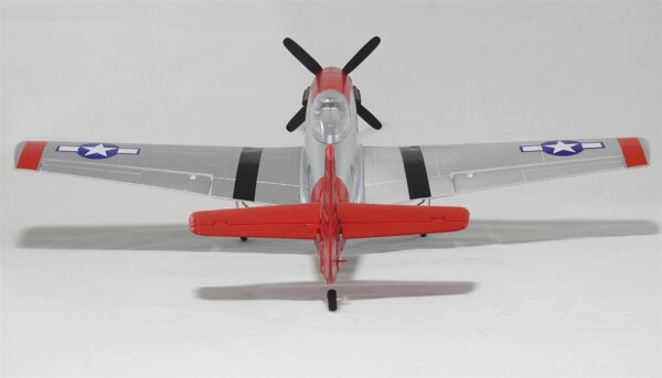 P-51 Mustang EPO 1200mm silber/rot PNP