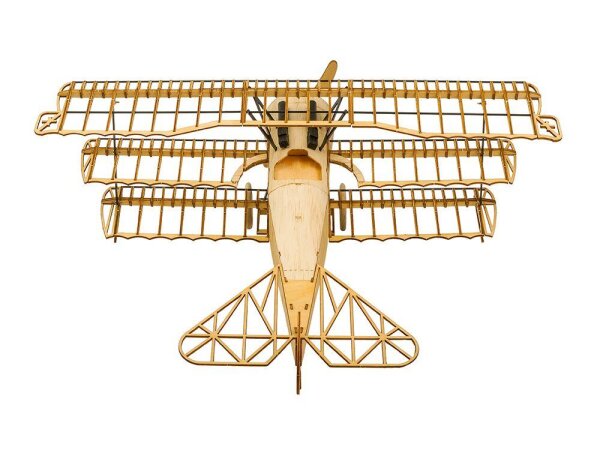 Fokker DR1 400mm Holzbaukasten Standmodell