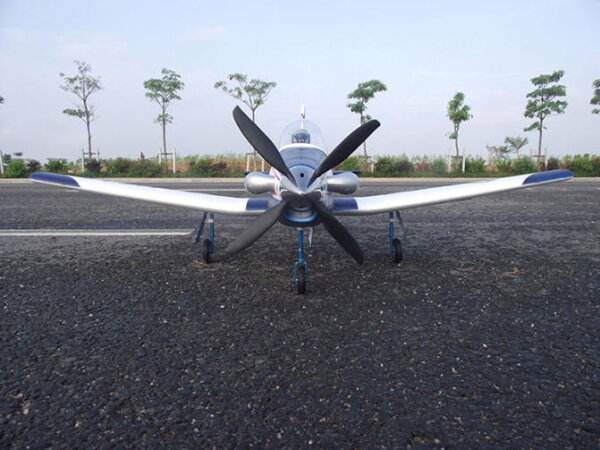 Pilatus PC-9 EPO 1200mm blau PNP